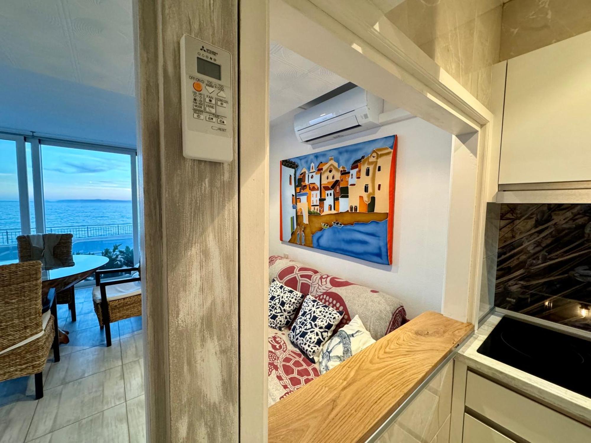 Magnifique Appartement En Front De Mer, Caneylles Roses Kültér fotó