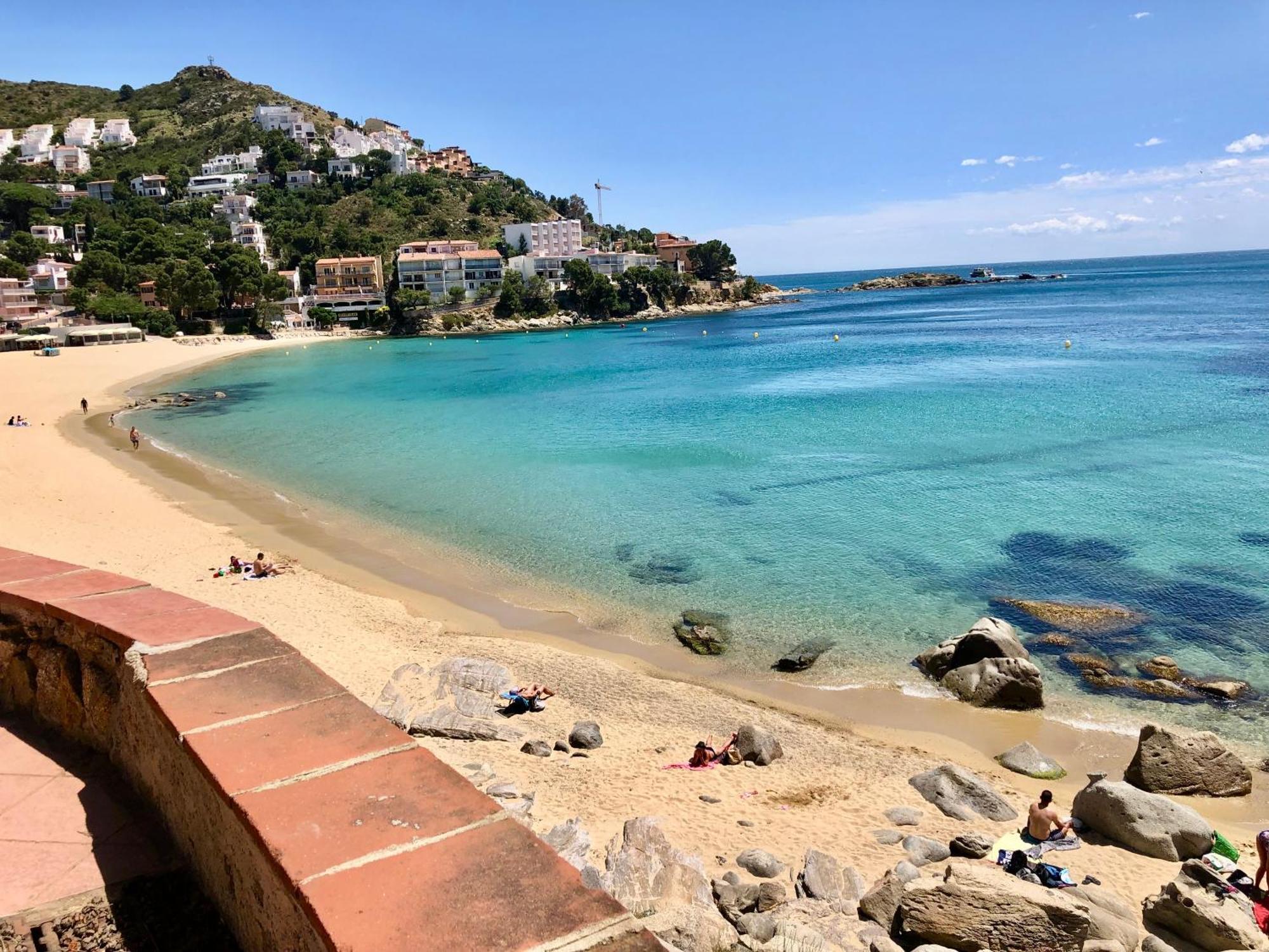 Magnifique Appartement En Front De Mer, Caneylles Roses Kültér fotó